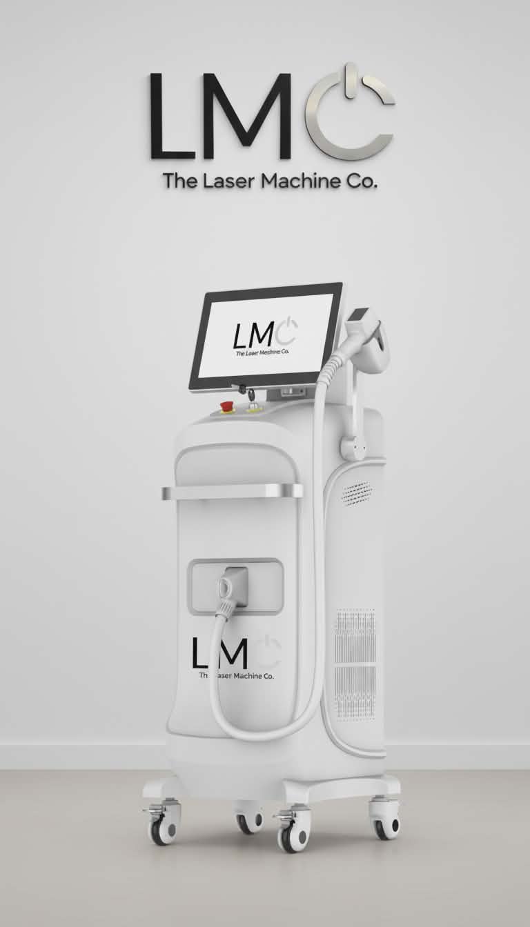 Vertical Dual Laser Tattoo and Hair Removal Machine